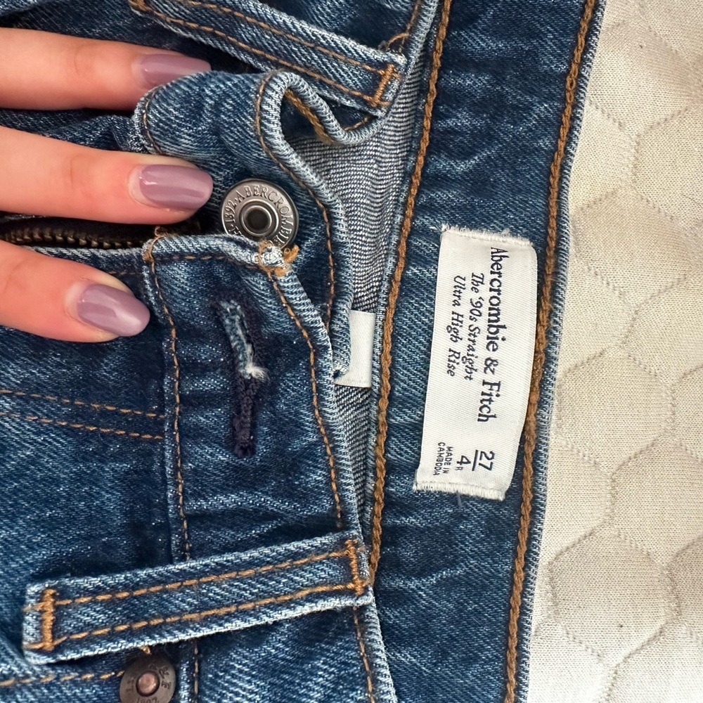 Abercrombie & Fitch High Rise Denim Jeans